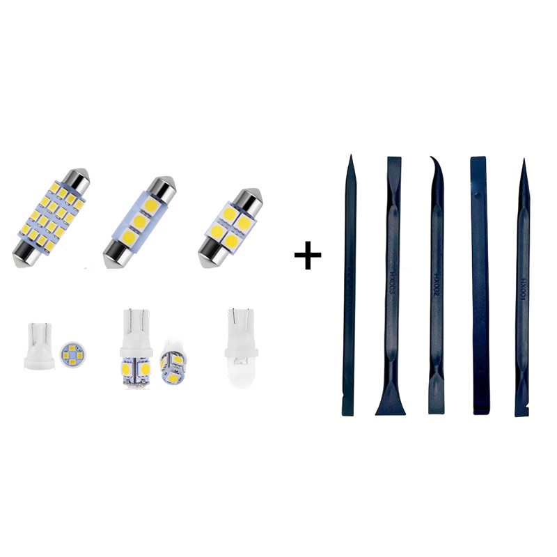 đ đĄ 42-teiliges Superhelles LED Auto-Innenraumbeleuchtungs-Set â Plug & Play, 6000K KaltweiĂ & Universelle Passform â¨