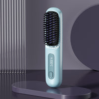 💖Neujahrs-Sonderangebot: 50 % Rabatt💖 Kabelloser, keramisch beheizter Haarglätter-Kamm -Remifa®