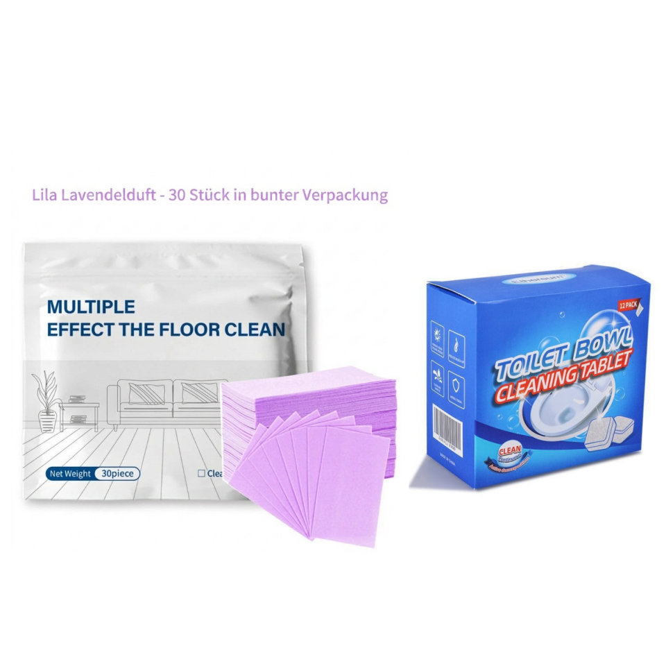 60% OFF 🔥Solange der Vorrat reicht 50 % Rabatt!🎉30-teilige Packung Multi-Effekt-Bodenreinigungstücher