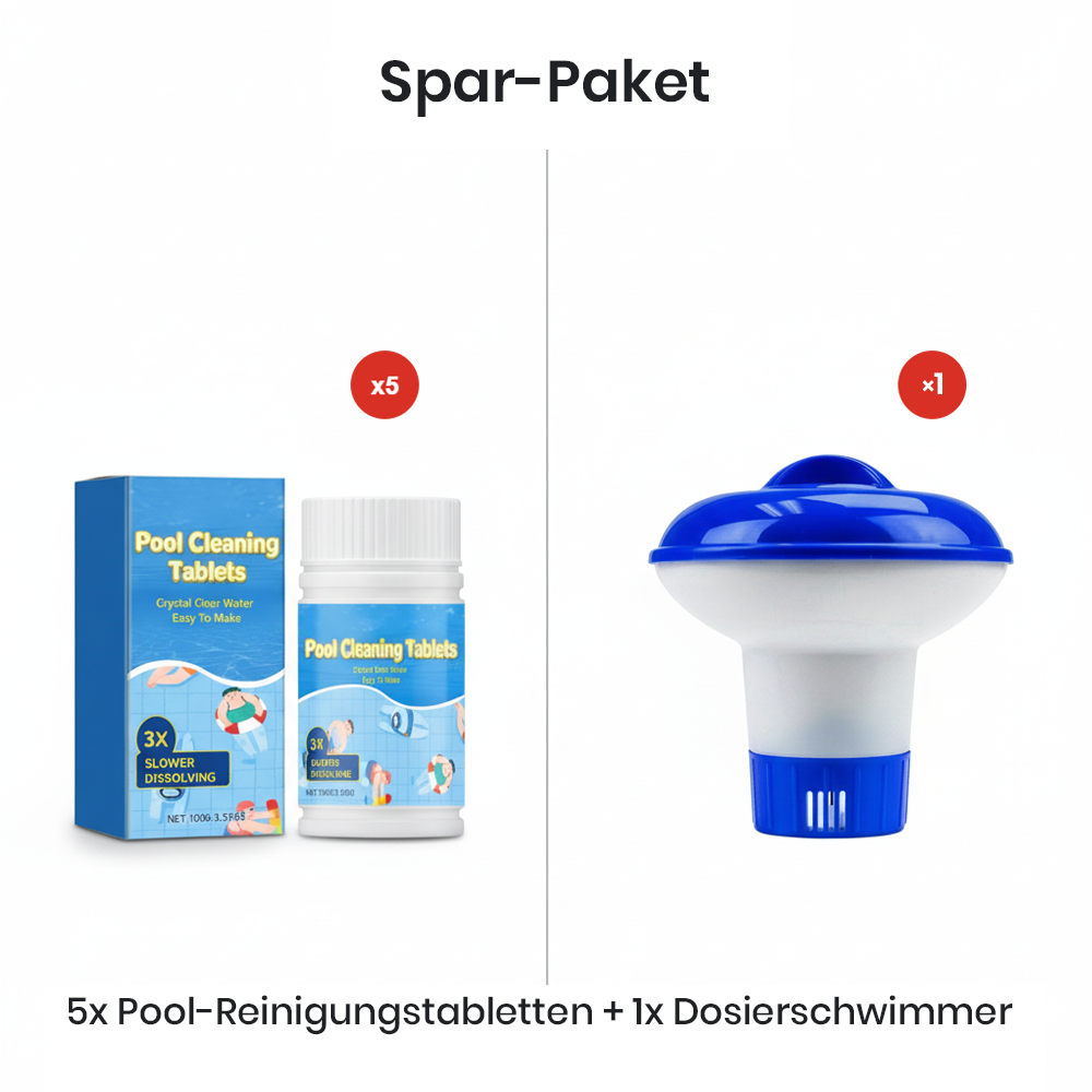 60%OFF🏊♂️ Pool-Reinigungstabletten für kristallklares Wasser