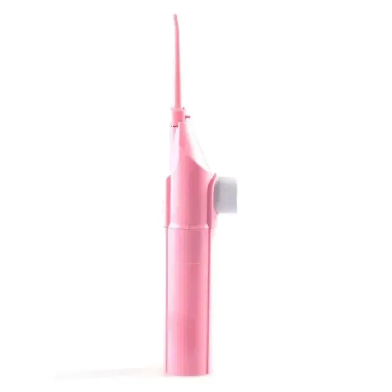 1PC Portable High-Pressure Oral Irrigator Manual Water Flosser Toothpick Style Deep Cleaning Gums & Teeth Care