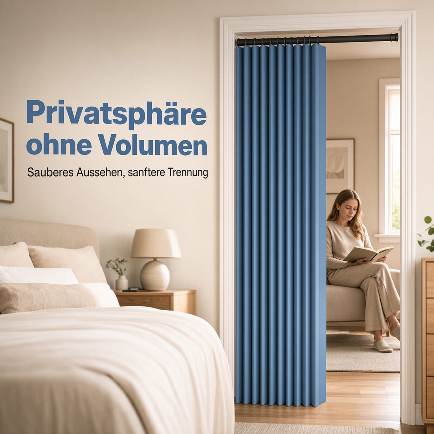 ⏳Begrenzte Zeit 50% Rabatt⏰️ Magnetischer Faltvorhang ohne Bohren