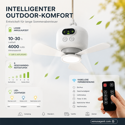 60% OFF⏰ Zeitlich begrenztes Angebot: 40% RABATT auf wiederaufladbaren Deckenventilator mit LED! 🌬️✨