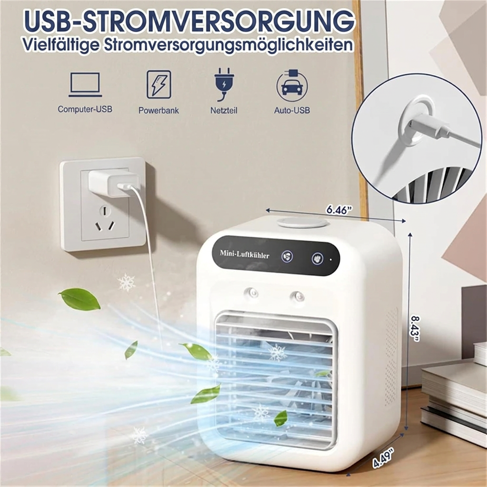🌬️Tragbare 3-in-1-Klimaanlage mit Ventilator & Luftreiniger