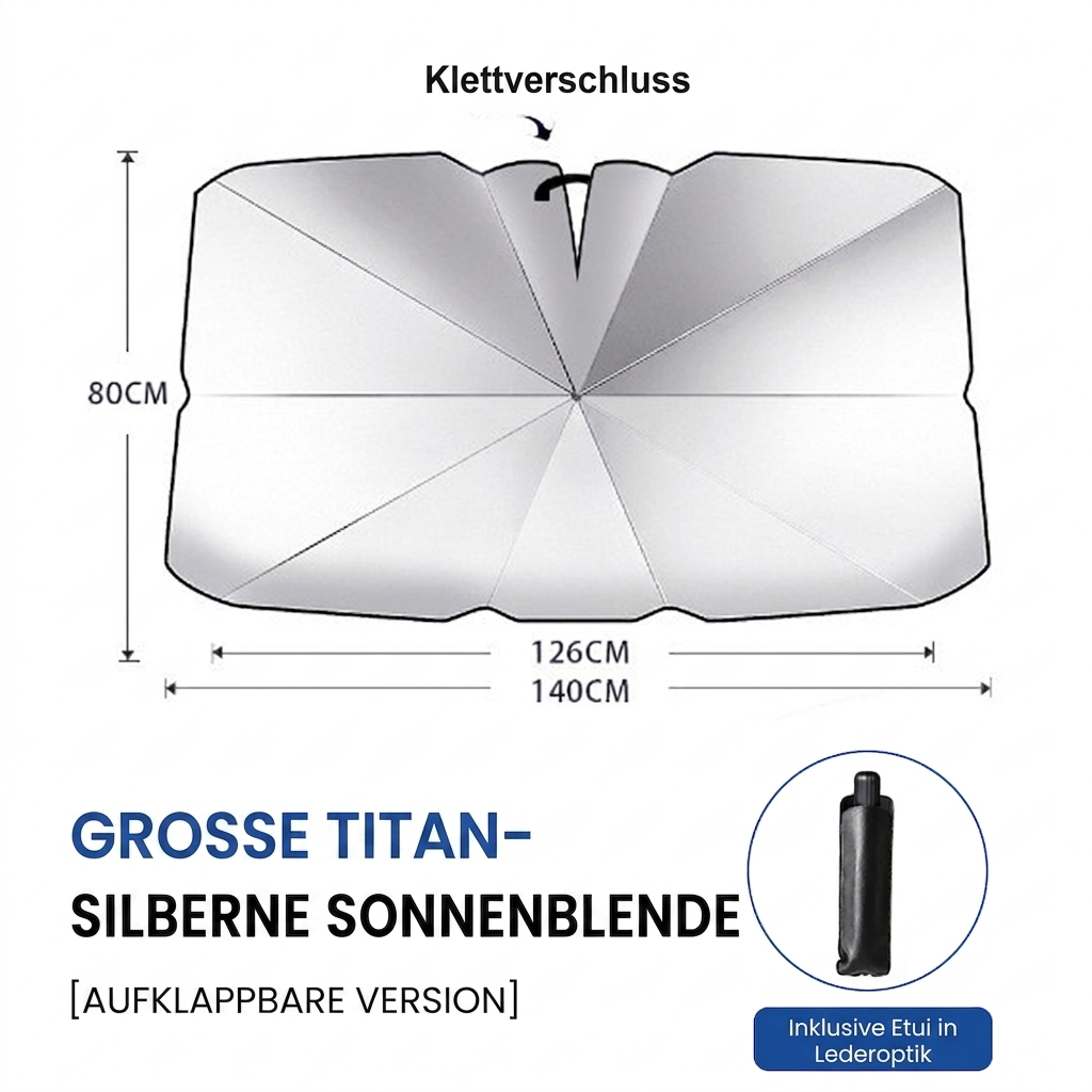 upsell ⏰🔥NUR FÜR KURZE ZEIT 50% RABATT!🔥ÜBER 50.000 MAL VERKAUFT! 2026 Aktualisierter Auto-Frontscheiben-Sonnenschirm