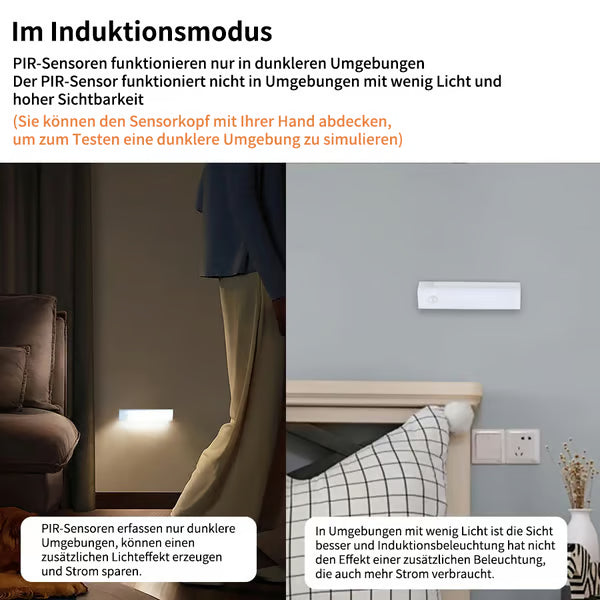 60%OFF DE🏆🔥💡Bohrfreie intelligente Sensor magnetische aufladbare LED-Leuchte -Remifa®