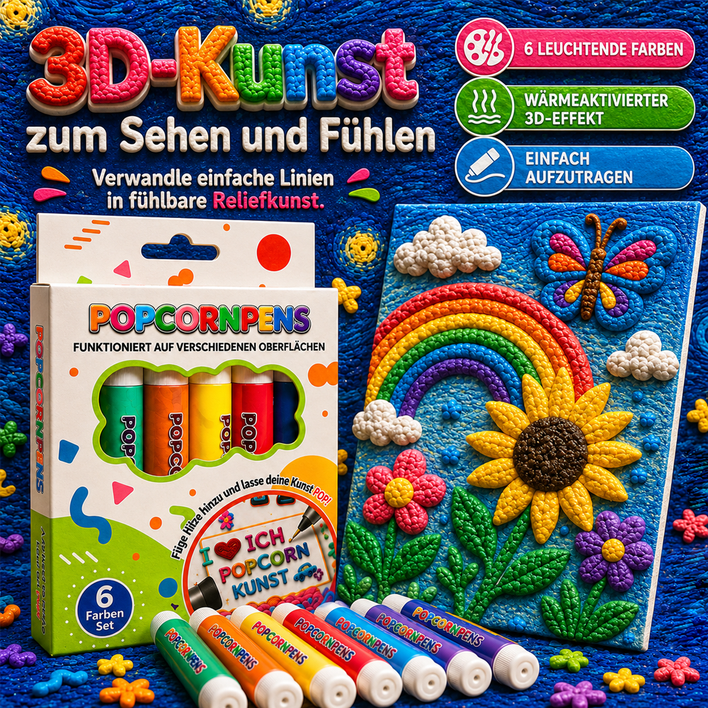 IEY® 3D-Relief-Kunststift – Verwandle flache Zeichnungen in fühlbare 3D-Kunst 🎨🎨