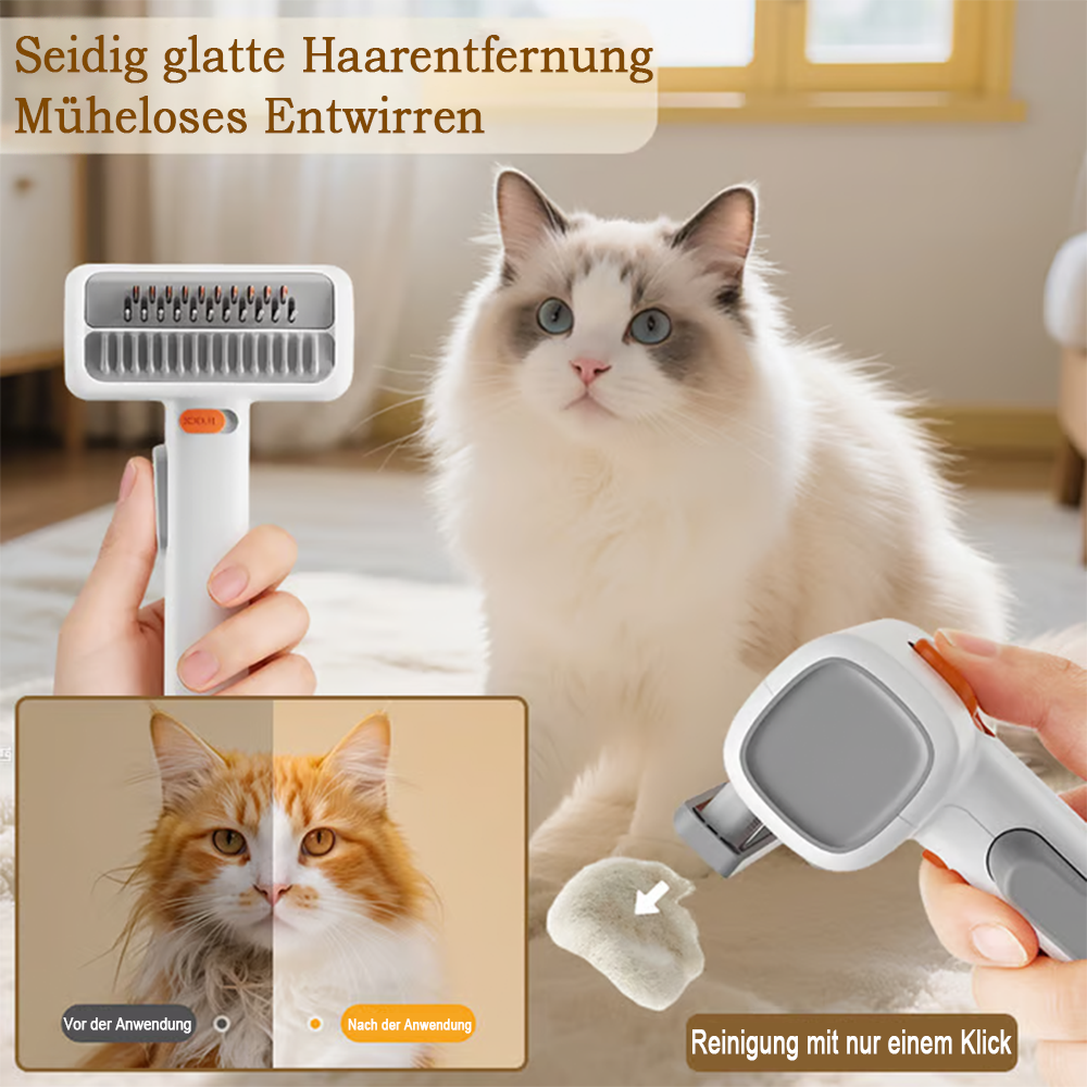 60% OFF DE🔥 2026 SALE - 2-IN-1 Selbstentwirrender & Pflegekamm für Haustiere