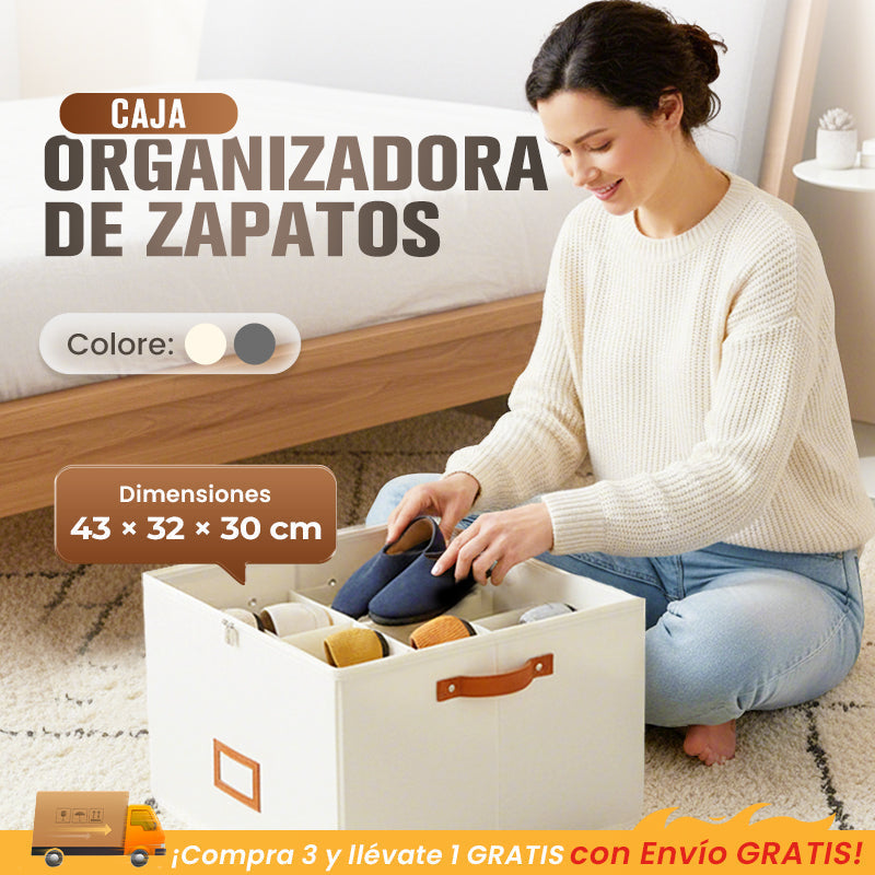 👟 Begrenzte Zeit – 50 % RABATT! 💥 Schuh-Organizer aus Stoff – platzsparende Aufbewahrungsbox – für bis zu 16 Paar Schuhe – ideal für Kleiderschränke, Flure & Reisen – schützt vor Staub & Schmutz