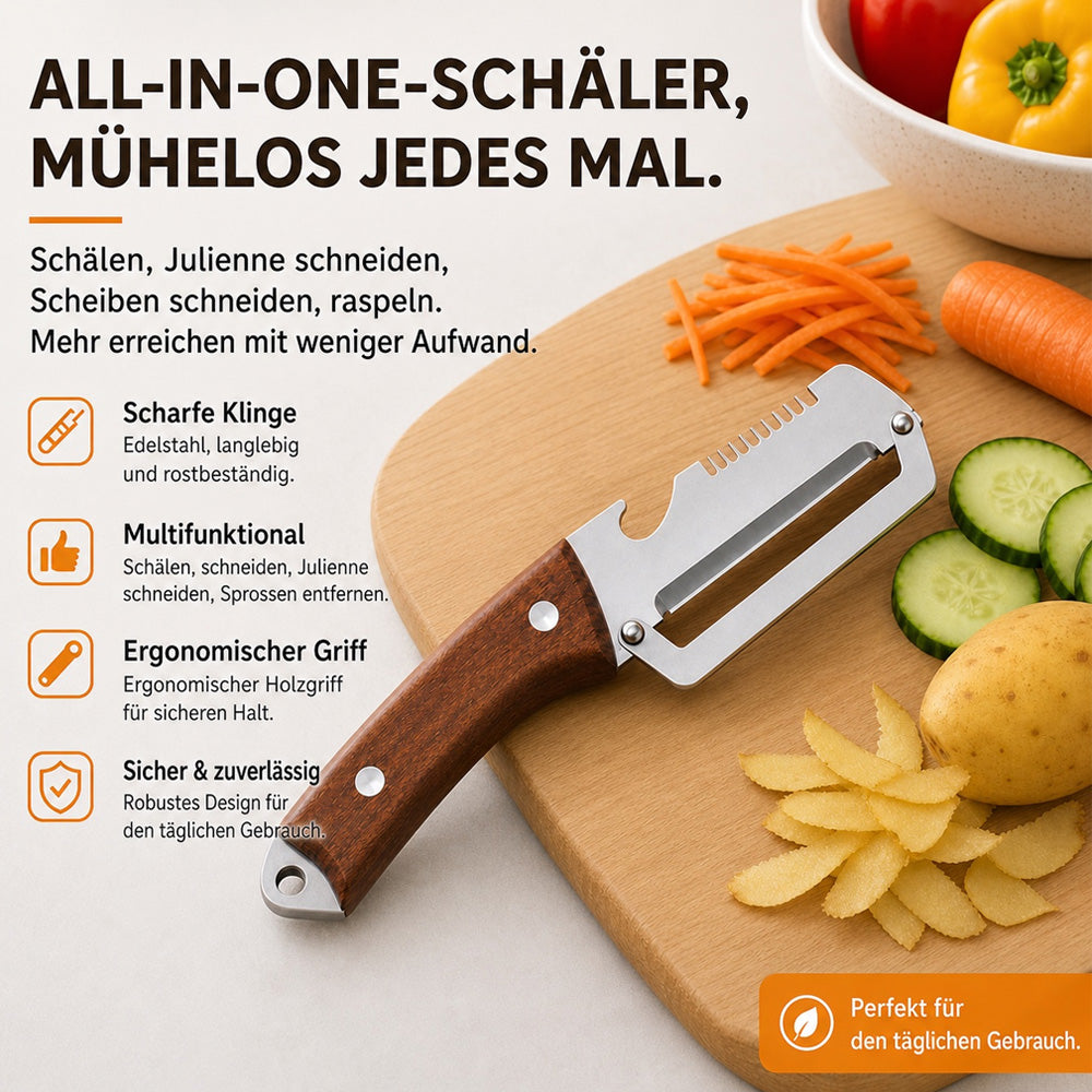 60% OFF 🔪🥕1 KAUFEN – 1 GRATIS ERHALTEN: Multifunktionaler Sparschäler