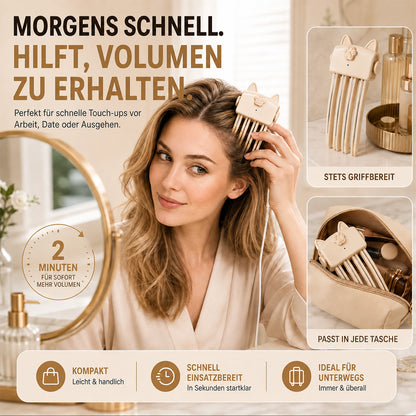 🔥 Volumen-Clip für Haarwurzeln – Mehr Fülle mit gezielter Wärme, ohne aufwendiges Toupieren 💁‍♀️