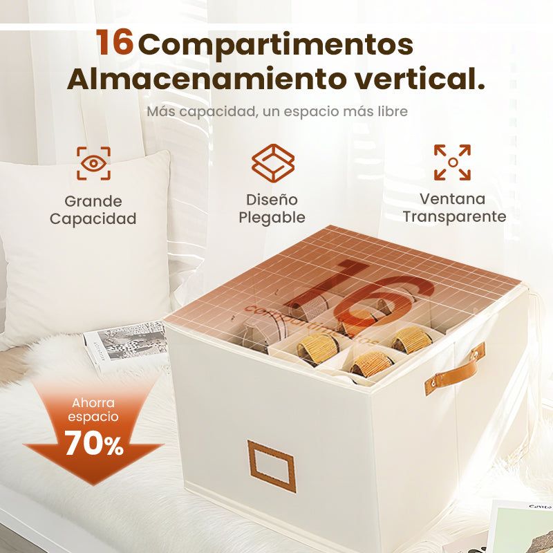 👟 Begrenzte Zeit – 50 % RABATT! 💥 Schuh-Organizer aus Stoff – platzsparende Aufbewahrungsbox – für bis zu 16 Paar Schuhe – ideal für Kleiderschränke, Flure & Reisen – schützt vor Staub & Schmutz