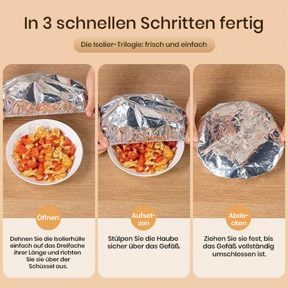 🏠 KAUFE 2, ERHALTE 1 GRATIS! 🔥 Aluminium-Folien-Isolierabdeckung – Hitzebeständig, Wasserdicht & Vielseitig für Rohre & Dächer 🛠️