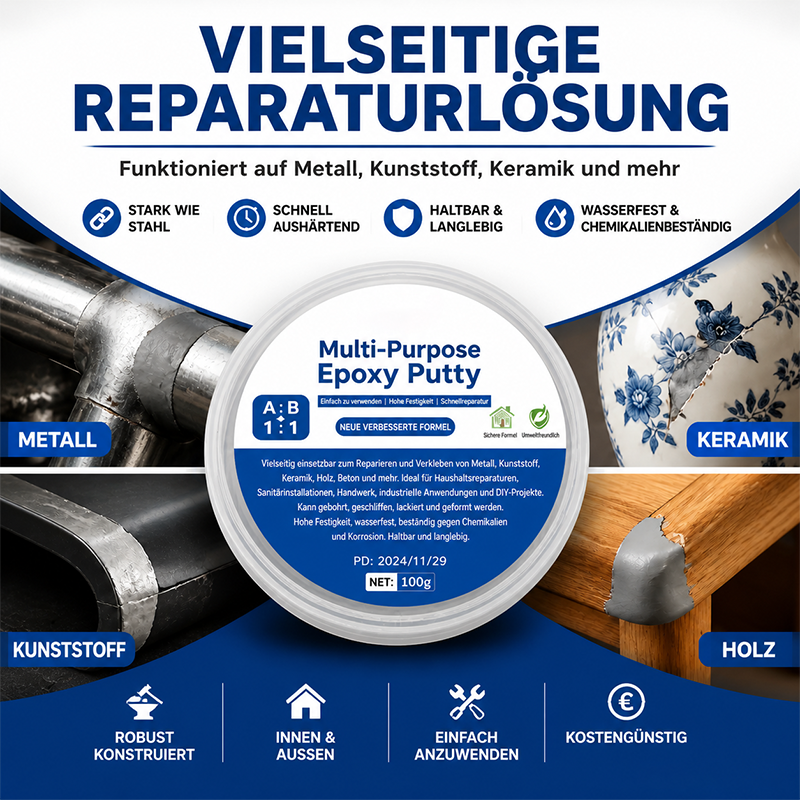 🔥 Nur für kurze Zeit 50 % Rabatt | AB Superkleber: Haucht kaputten Gegenständen neues Leben ein – stark und dennoch flexibel, ohne zu reißen!