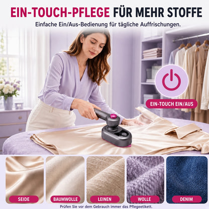 🔥 50 % RABATT! Tragbarer Kleidungsstück Bügeleisen – Kleidung schnell & einfach glätten upsell