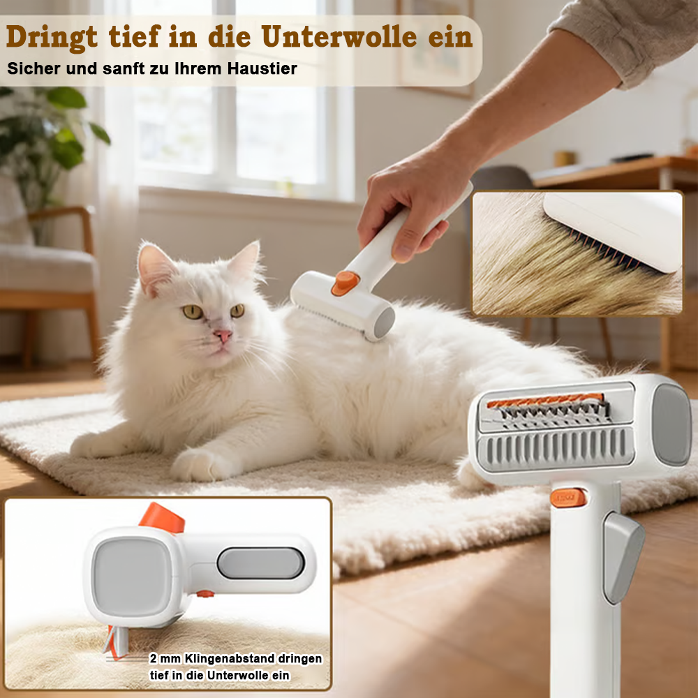 60% OFF DE🔥 2026 SALE - 2-IN-1 Selbstentwirrender & Pflegekamm für Haustiere