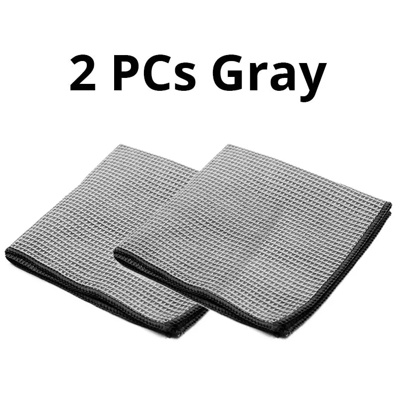 1 Pair Waffle Auto Towels Detailing Cleaning Cloth Car Rag Wash Towel Fast Dry Car Home Care Maintenance Accessories 40X40cm