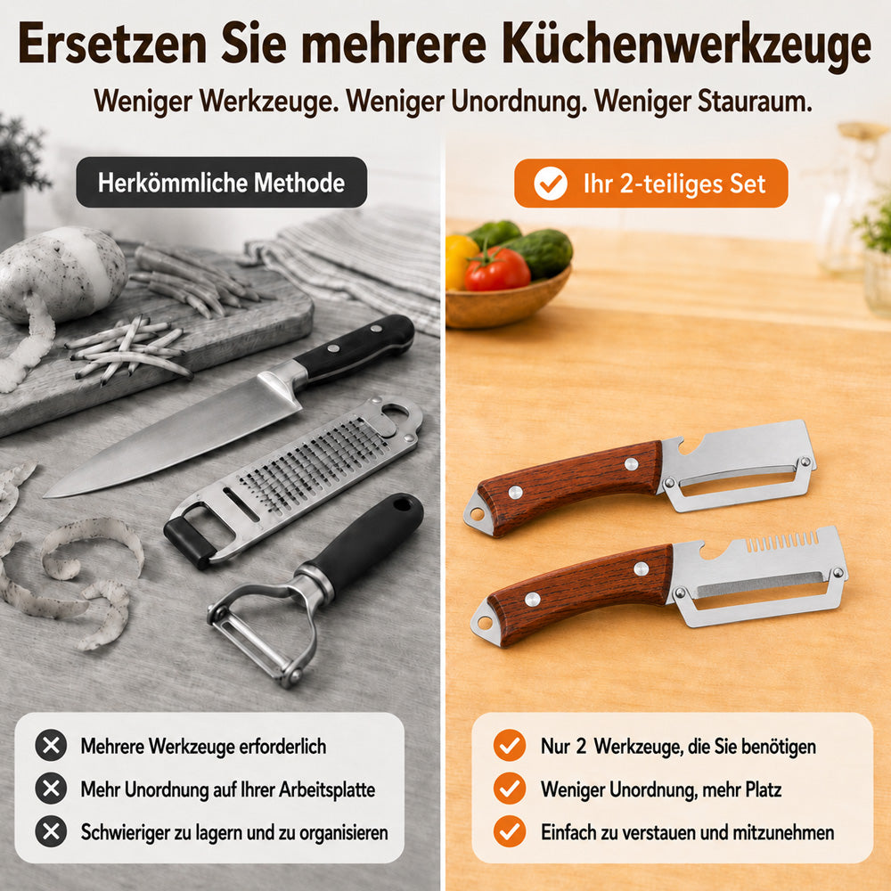 60% OFF 🔪🥕1 KAUFEN – 1 GRATIS ERHALTEN: Multifunktionaler Sparschäler