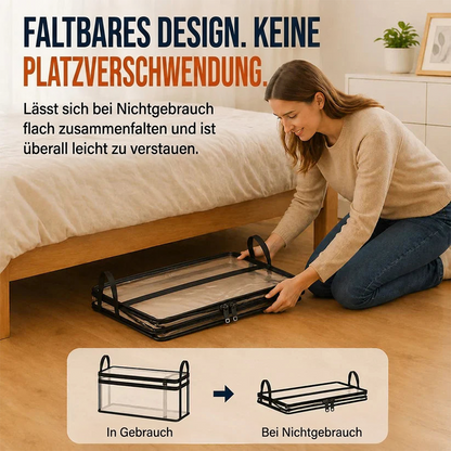 🔥Letzter Tag – 50 % Rabatt📦 Tragbare, große, strapazierfähige, durchsichtige Aufbewahrungsbox aus dickem Kunststoff mit Klappdeckel | Für Haushalt, Reisen & Camping | Jetzt mit neuem Upgrade
