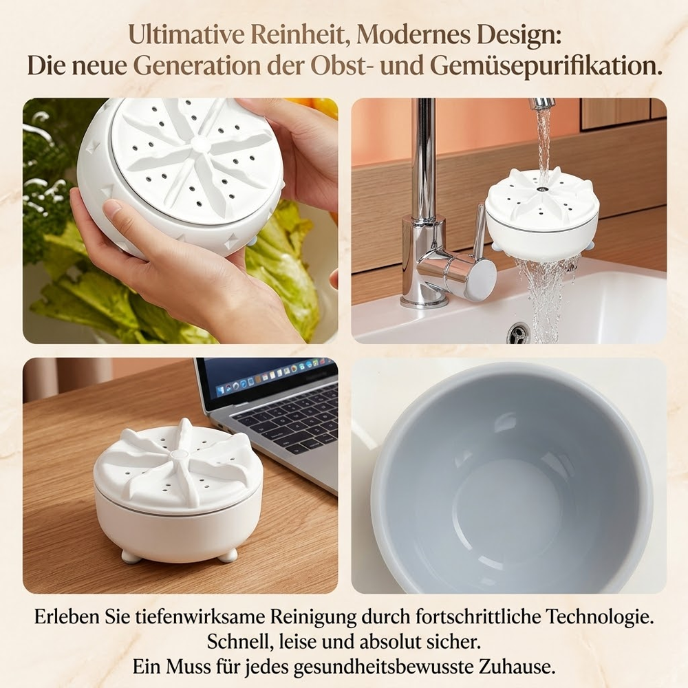 🍉🥬 Effiziente tragbare Obst- und Gemüsewaschmaschinen