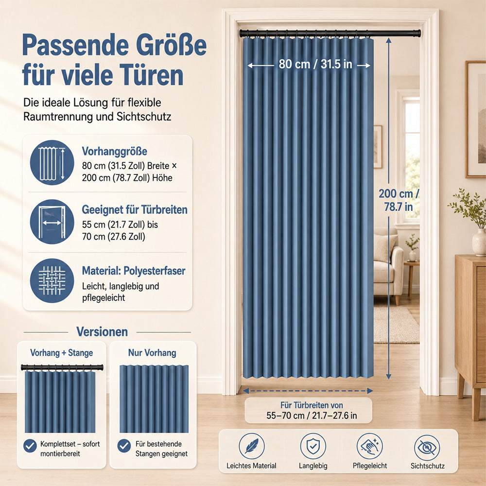⏳Begrenzte Zeit 50% Rabatt⏰️ Magnetischer Faltvorhang ohne Bohren