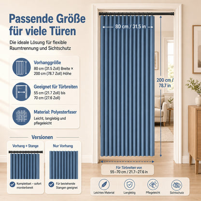 ⏳Begrenzte Zeit 50% Rabatt⏰️ Magnetischer Faltvorhang ohne Bohren