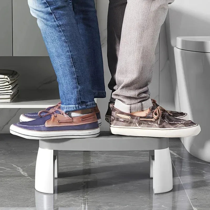 1PC Thick Anti-Slip Toilet Stool - Ergonomic Squatting Footstool for Bathroom, Adult Squat Potty