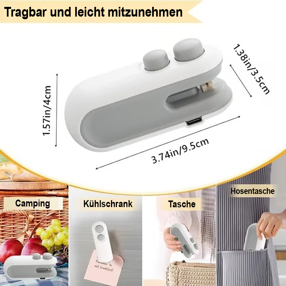 60% OFF💥Neujahrsangebot 55% Rabatt💥✨Mini Siegelmaschine – 🧊Frisch halten -Remifa®