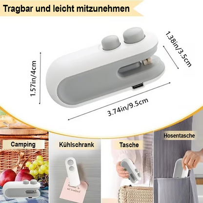 60% OFF💥Neujahrsangebot 55% Rabatt💥✨Mini Siegelmaschine – 🧊Frisch halten -Remifa®