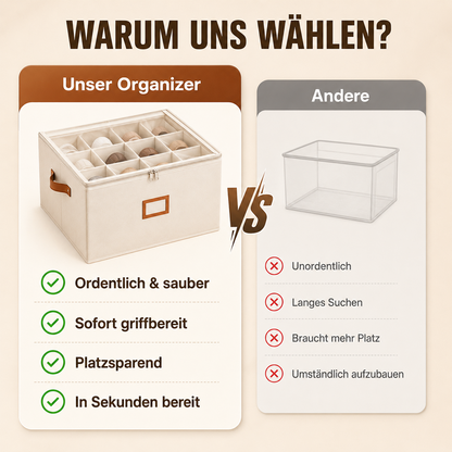 👟 Begrenzte Zeit – 50 % RABATT! 💥 Schuh-Organizer aus Stoff – platzsparende Aufbewahrungsbox – für bis zu 16 Paar Schuhe – ideal für Kleiderschränke, Flure & Reisen – schützt vor Staub & Schmutz upsell