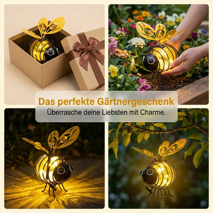 upsell 🐝 Solar-Hängeleuchte mit Biene für den Außenbereich – Das perfekte Geschenk für Pflanzenliebhaber, Mütter oder einfach jeden, der gerne lächelt ❤️
