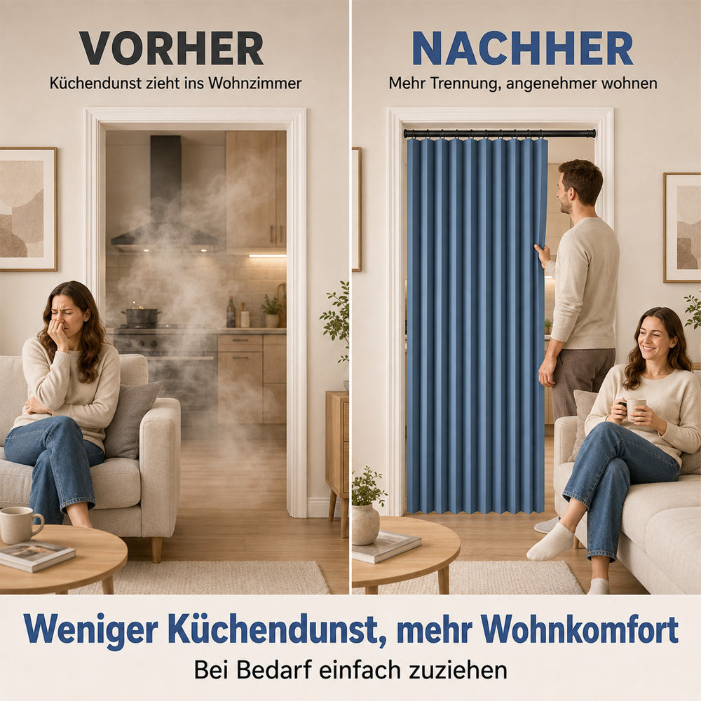 ⏳Begrenzte Zeit 50% Rabatt⏰️ Magnetischer Faltvorhang ohne Bohren