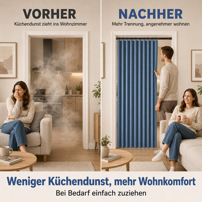 ⏳Begrenzte Zeit 50% Rabatt⏰️ Magnetischer Faltvorhang ohne Bohren