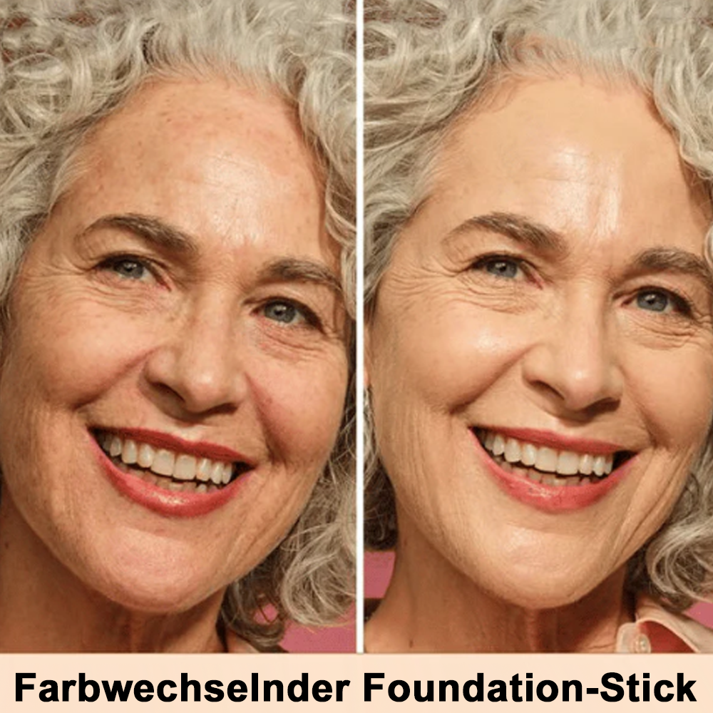 💖Letzte 3 Stunden – 1 kaufen,1 gratis dazu💗✨Farbwechselnder Cover Cream Stick Hautpflege trifft Make-up -Furzero®