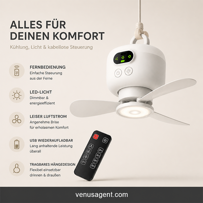 60% OFF⏰ Zeitlich begrenztes Angebot: 40% RABATT auf wiederaufladbaren Deckenventilator mit LED! 🌬️✨