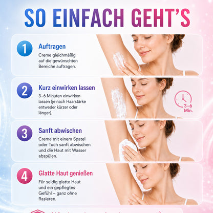 💖 Sanfte Haarentfernung – Glatte Haut ohne Rasieren ✨