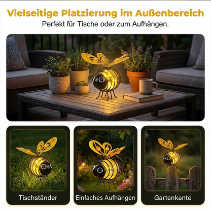 upsell 🐝 Solar-Hängeleuchte mit Biene für den Außenbereich – Das perfekte Geschenk für Pflanzenliebhaber, Mütter oder einfach jeden, der gerne lächelt ❤️