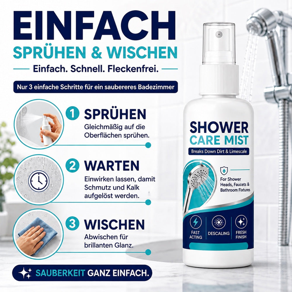 💧Schnell wirkendes Duschkalkentfernungsspray