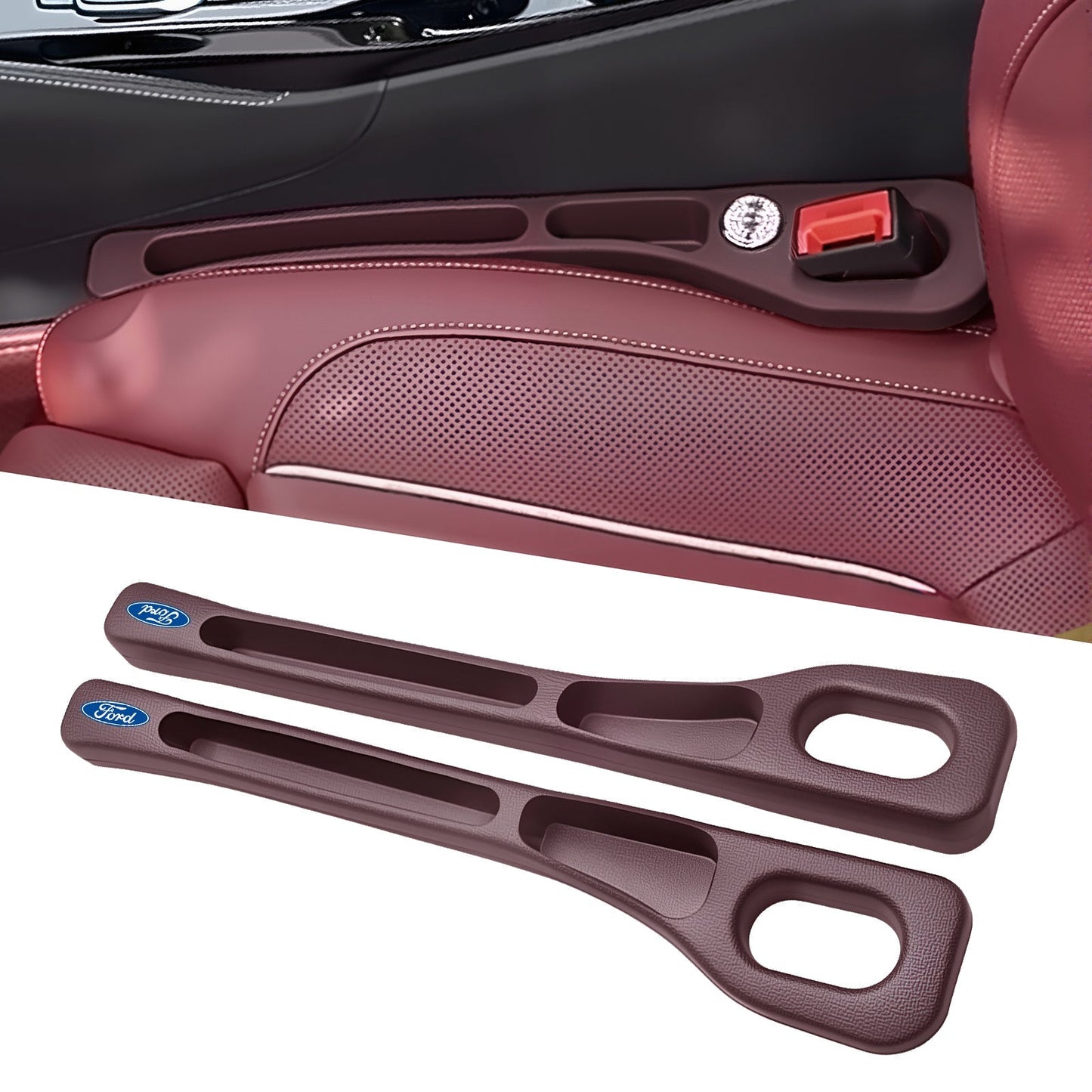 60% OFF🚗Nie wieder das Handy zwischen den Autositzen verlieren💺🌟Universeller Sitzlücken-Füller • Organizer mit Doppel-Fach🌟