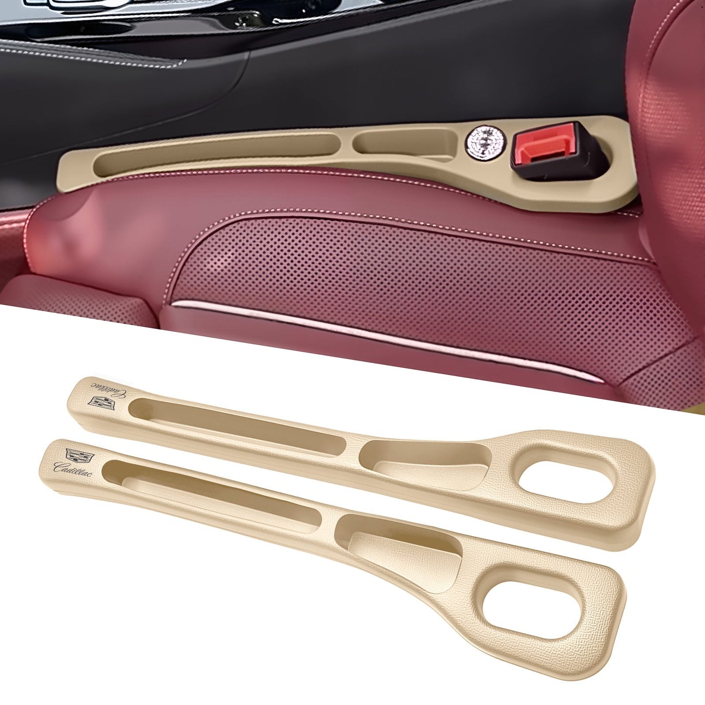 60% OFF🚗Nie wieder das Handy zwischen den Autositzen verlieren💺🌟Universeller Sitzlücken-Füller • Organizer mit Doppel-Fach🌟
