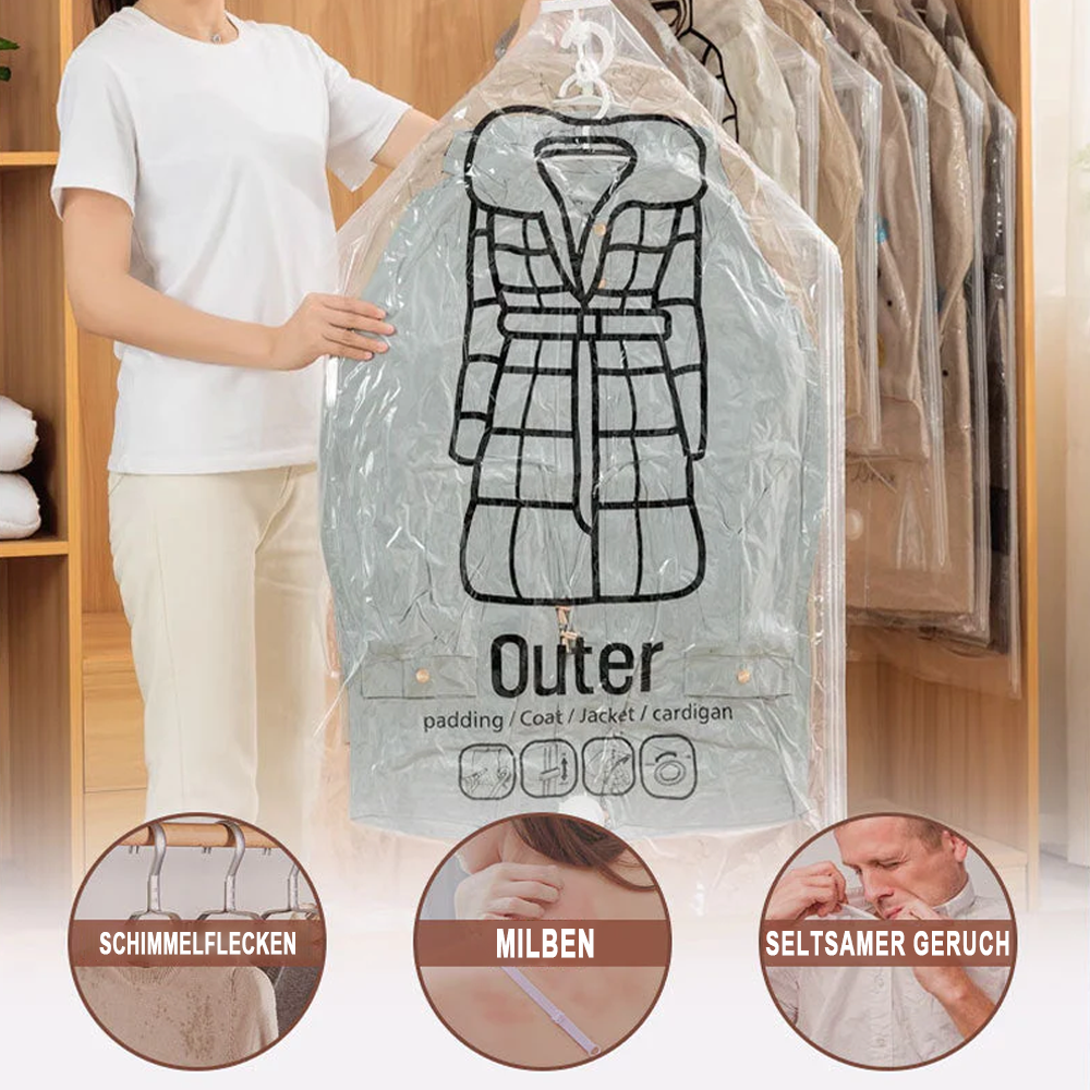 60% OFF DE💘 Valentinstagsangebot: 50% Rabatt! ✨Hängende Vakuum-Aufbewahrungsbeutel mit Elektropumpe – Sparen Sie 75 % mehr Platz & Zeit!
