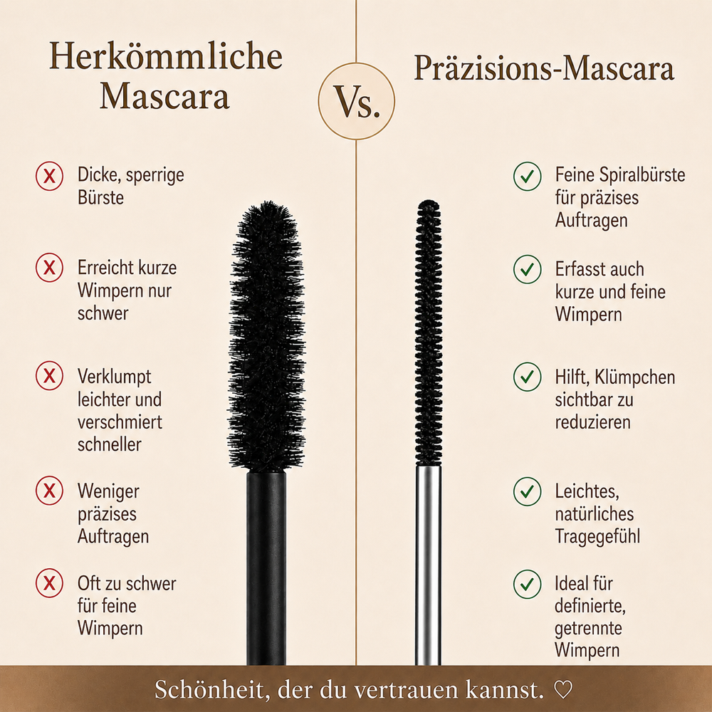⏰ Nur noch heute 50% Rabatt! Wasserfeste Mascara für Schwung & Verlängerung