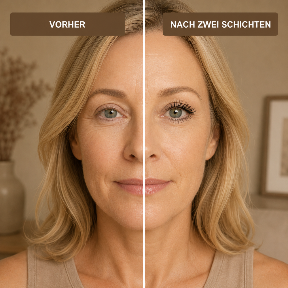 ⏰ Nur noch heute 50% Rabatt! Wasserfeste Mascara für Schwung & Verlängerung
