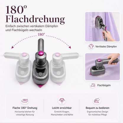 🔥 50 % RABATT! Tragbarer Kleidungsstück Bügeleisen – Kleidung schnell & einfach glätten upsell