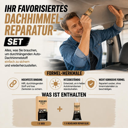 🔥 Heute -50 %! 🚗 Auto-Dachhimmel-Reparaturkleber – starke Haftung für schnelle Innenraum-Reparaturen