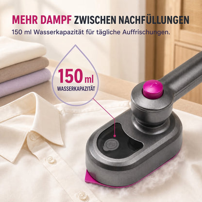 🔥 50 % RABATT! Tragbarer Kleidungsstück Bügeleisen – Kleidung schnell & einfach glätten upsell
