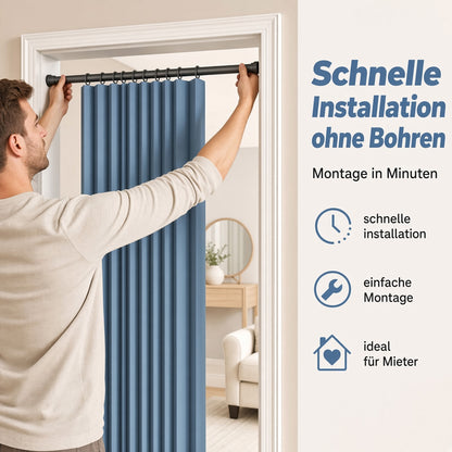 ⏳Begrenzte Zeit 50% Rabatt⏰️ Magnetischer Faltvorhang ohne Bohren