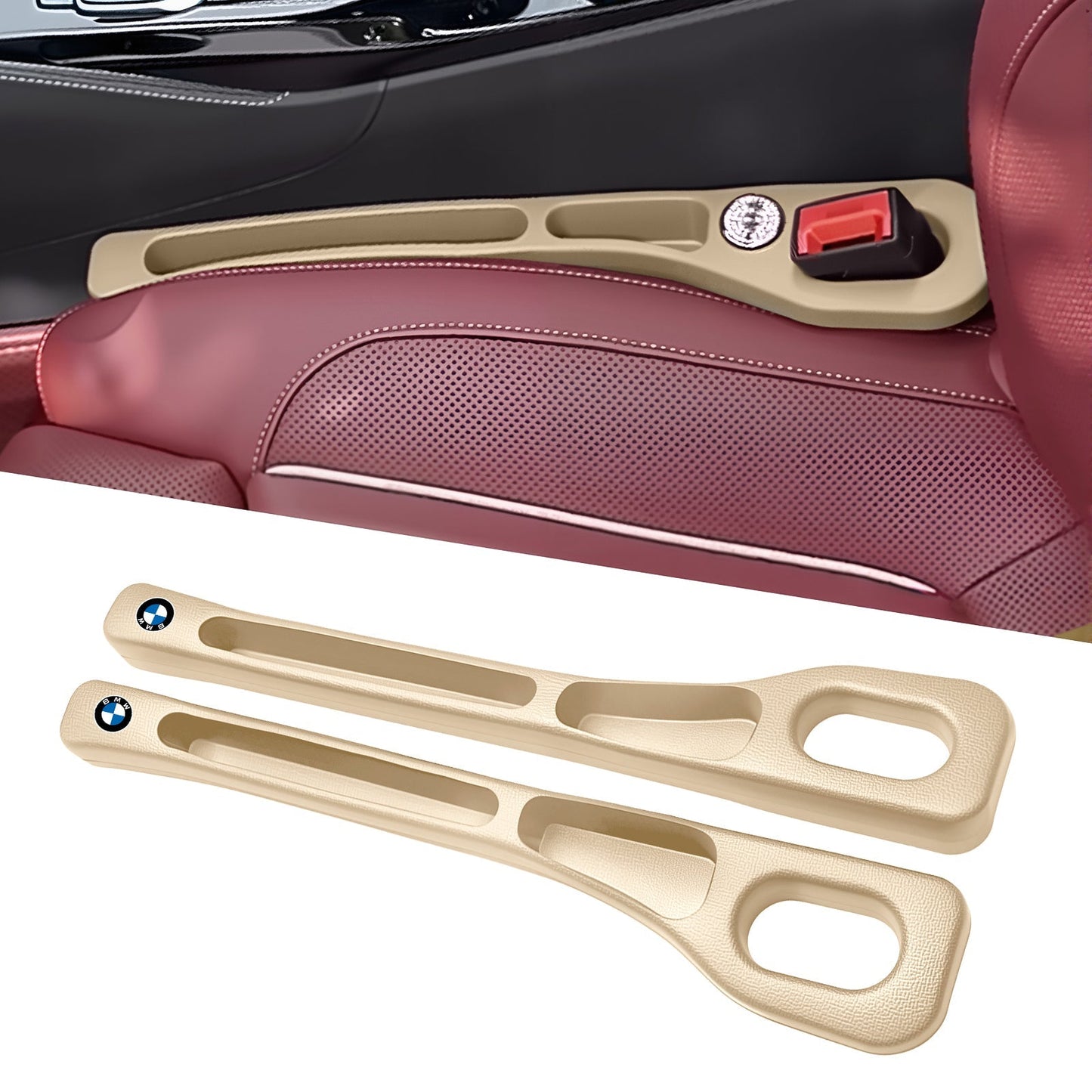 60% OFF🚗Nie wieder das Handy zwischen den Autositzen verlieren💺🌟Universeller Sitzlücken-Füller • Organizer mit Doppel-Fach🌟