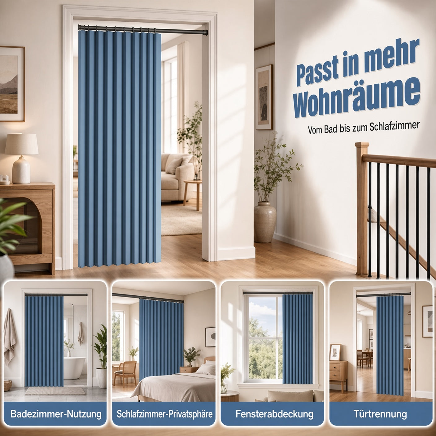 ⏳Begrenzte Zeit 50% Rabatt⏰️ Magnetischer Faltvorhang ohne Bohren