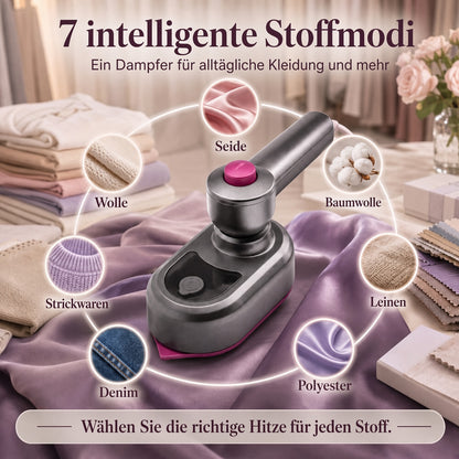 🔥 50 % RABATT! Tragbarer Kleidungsstück Bügeleisen – Kleidung schnell & einfach glätten upsell